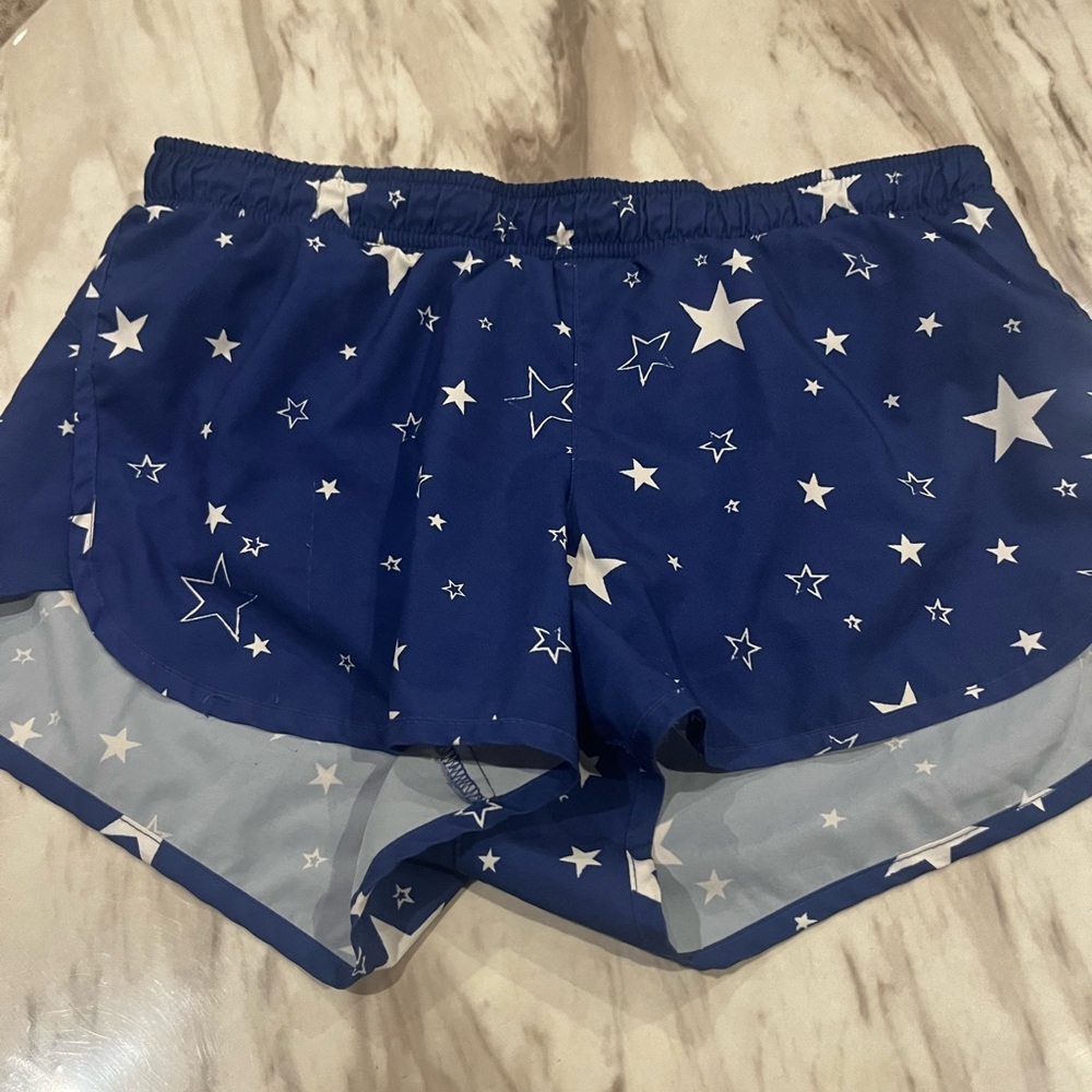 Old Navy Blue Starry Women's Athletic Shorts